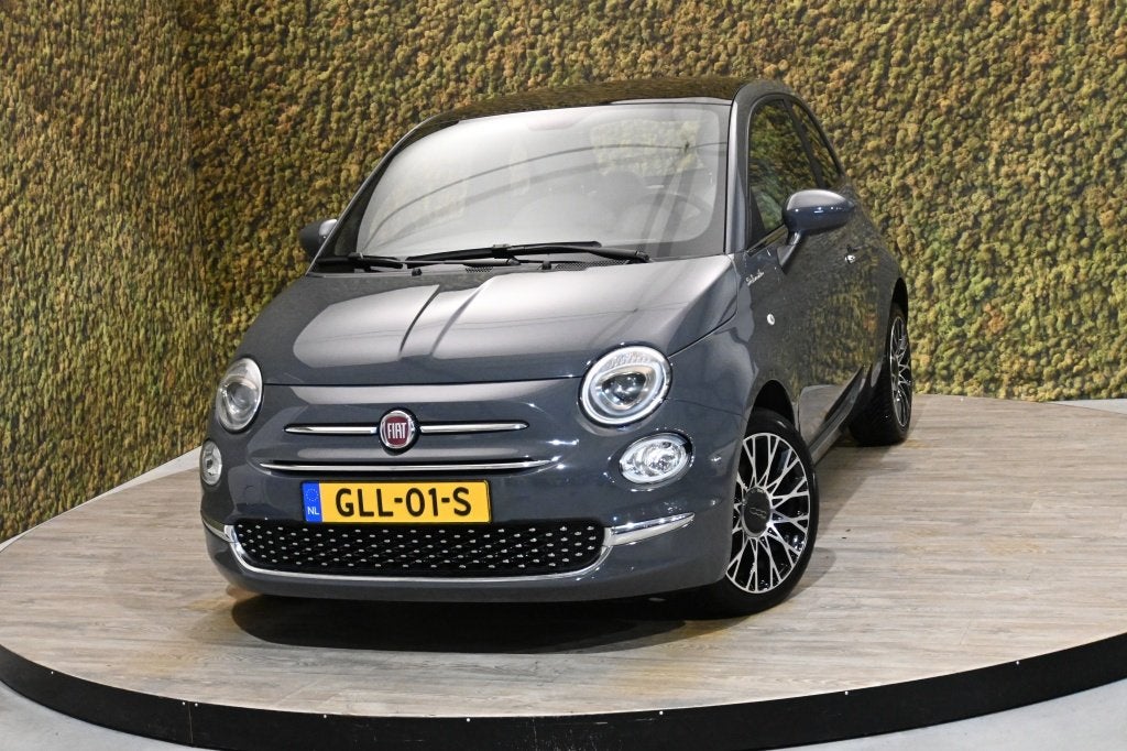 Fiat 500 1.0 Hybrid Dolcevita | Carplay | Airco (bj 2022), Gebruikt, Start-stop-systeem, 4 stoelen, Leder en Stof