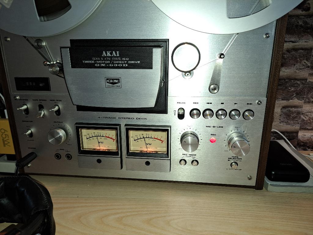 Akai GX-630-D., Ophalen of Verzenden, Bandrecorder, Met banden