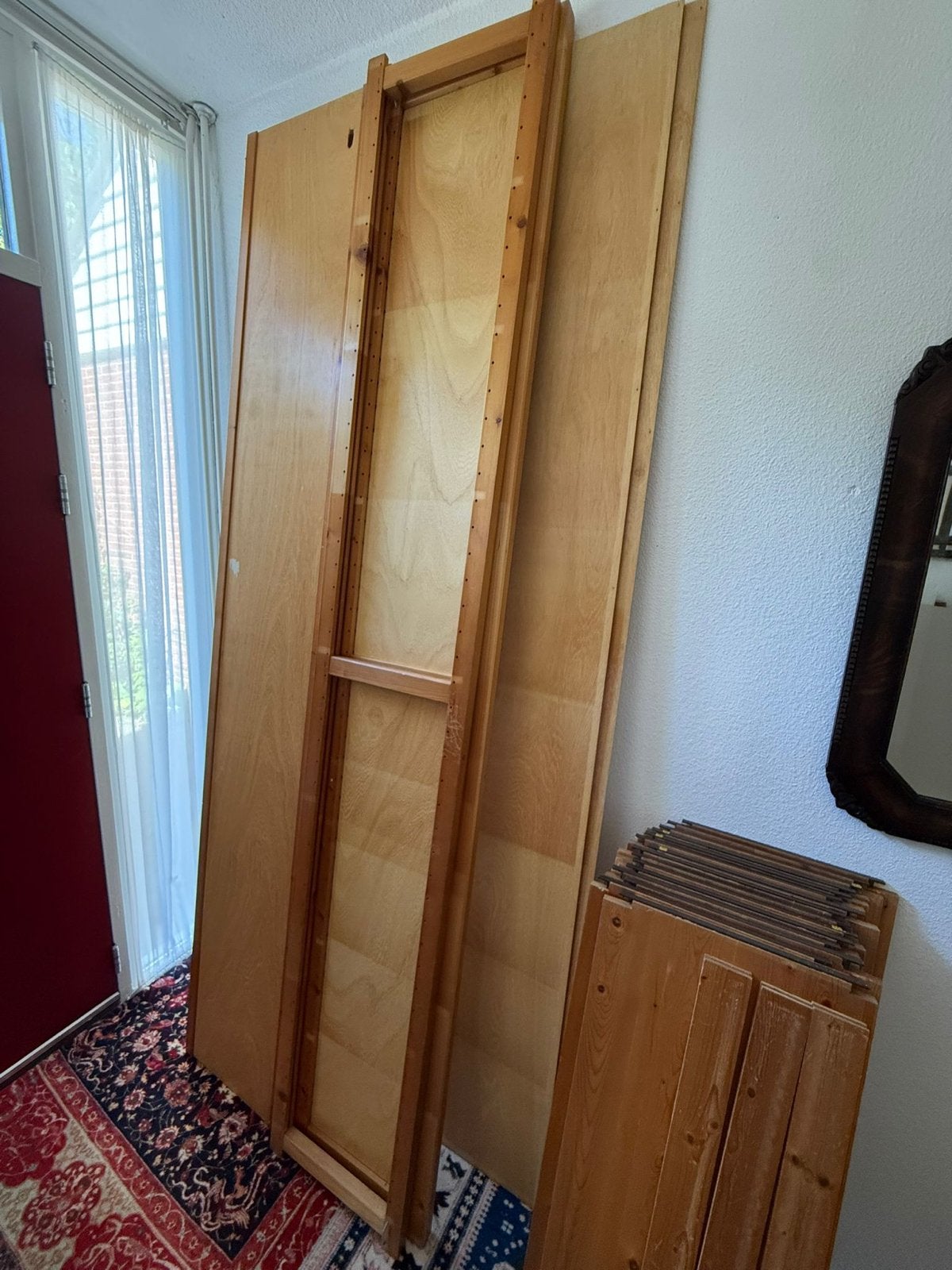 Houten planken en frame voor Lundia opbergrek/kast, Ophalen, Gebruikt