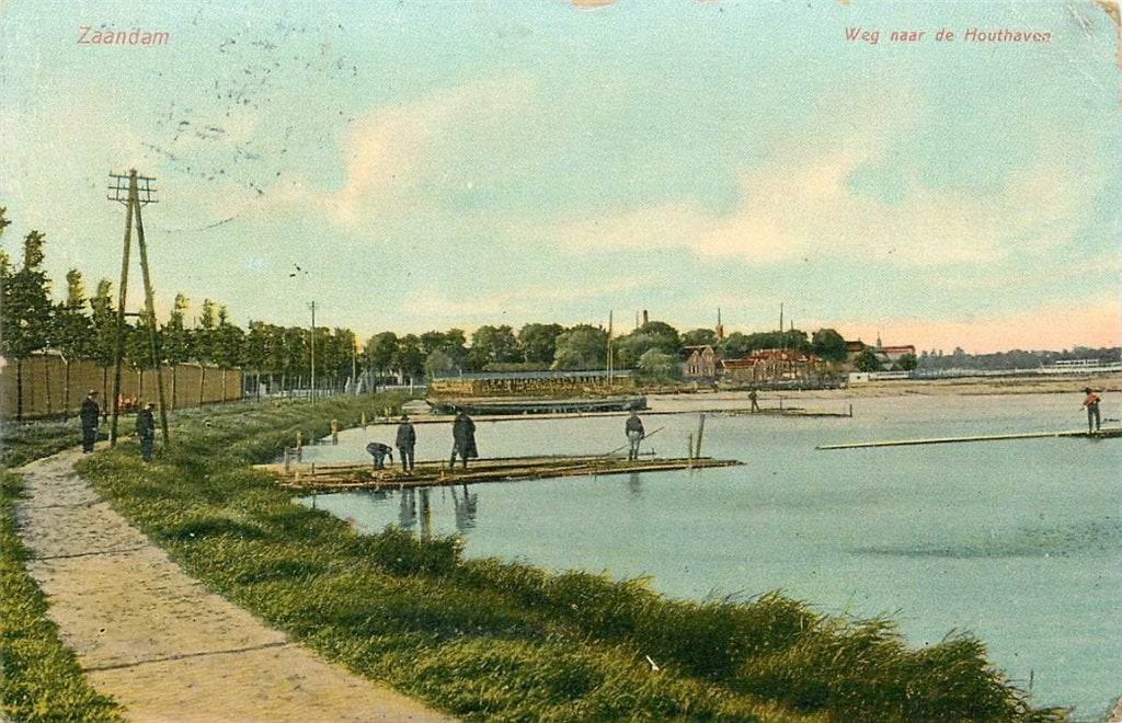 701-388-031 Zaandam Weg naar de Houthaven, Verzenden, Voor 1920, Noord-Holland