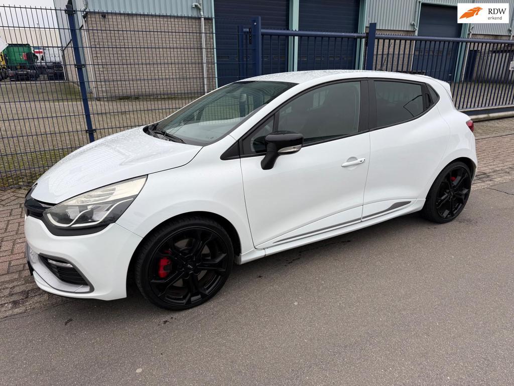 Renault Clio 1.6 R.S AUT. *CLIMA*LEER*NAVI*17 INCH*UNIEK!, Auto's, Renault, Euro 5, 1618 cc, Gebruikt, Zwart
