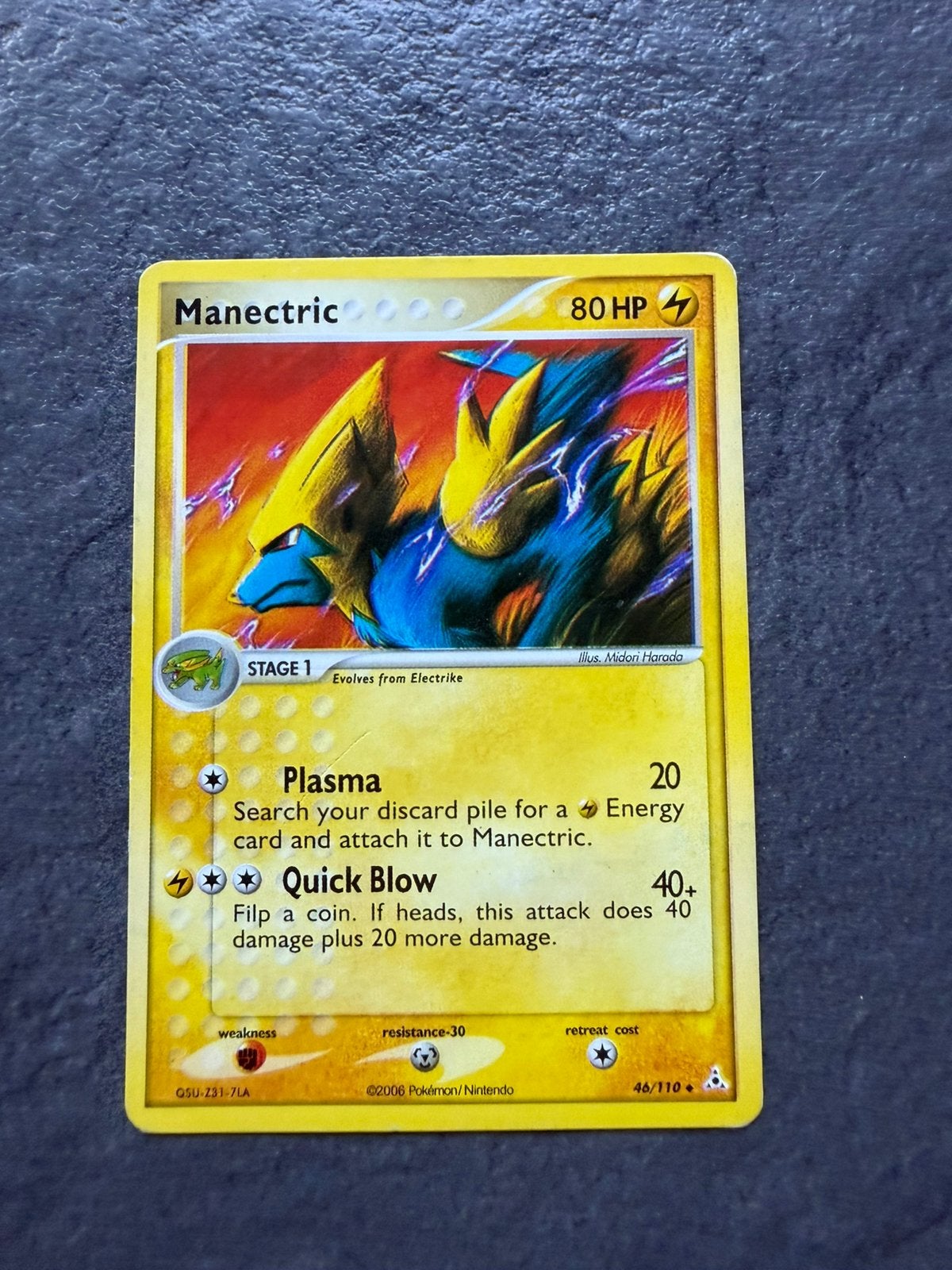 Manectric, Ophalen of Verzenden, Zo goed als nieuw
