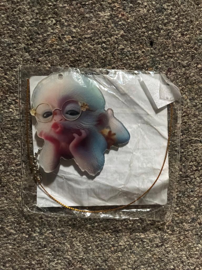 Schattige Baby Aap Sleutelhanger met Bril, Ophalen, Nieuw