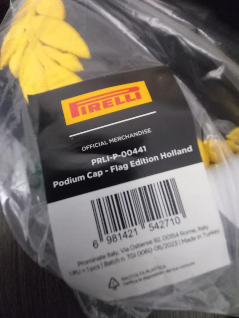(NIEUW) Pirelli 1st Place Podium cap, Ophalen of Verzenden, Nieuw