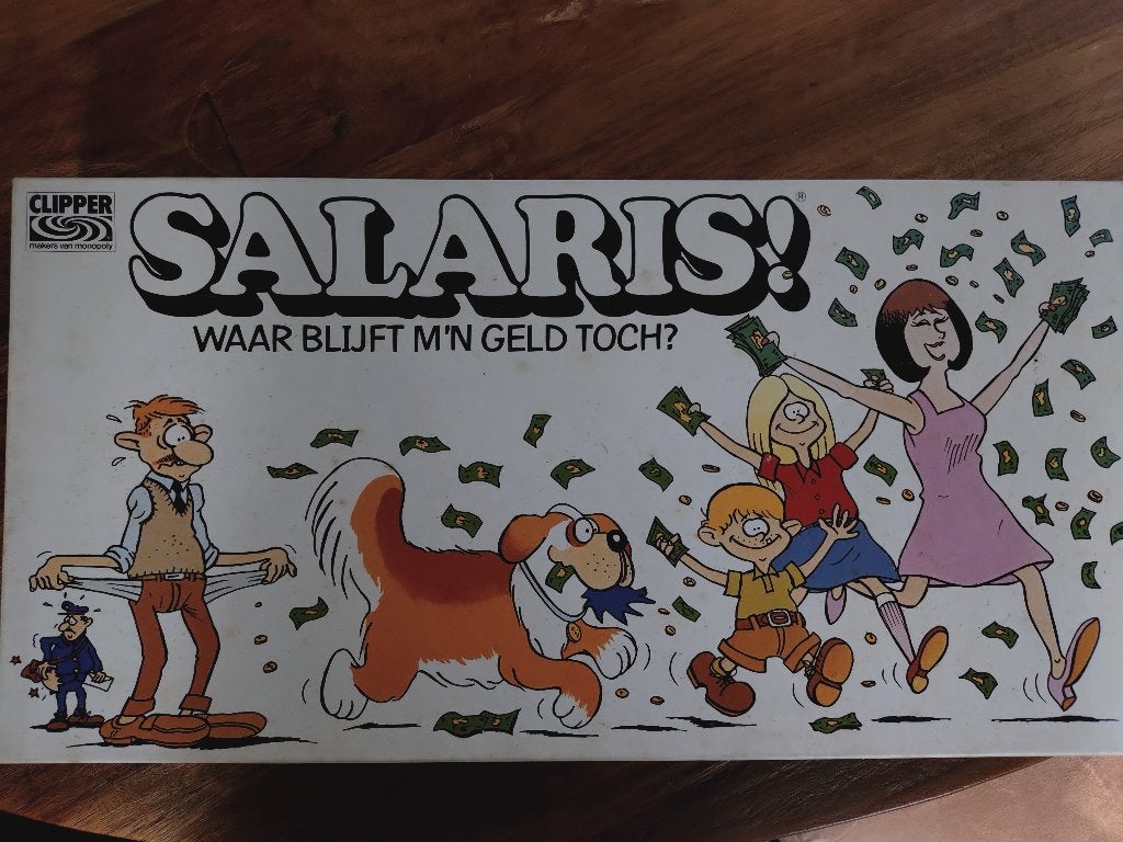Salaris gezelschapsspel, Een of twee spelers, Ophalen, Gebruikt, Clipper