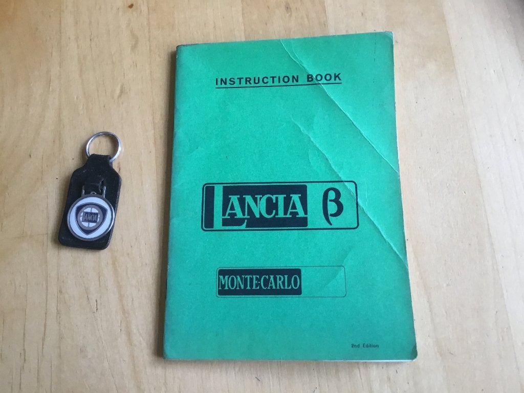 Lancia beta Montecarlo instructie boekje en schakelaar, Auto-onderdelen, Ophalen of Verzenden, Nieuw, Lancia