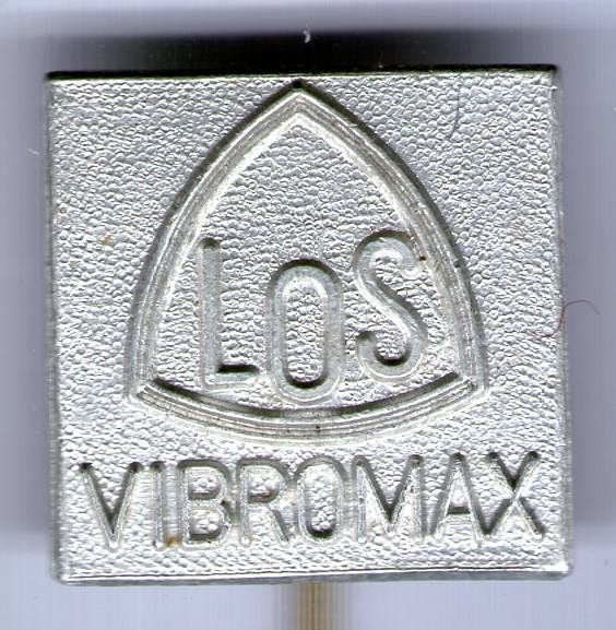 LOS Vibromax Wegenbouwmachines speldje ( P_219), Verzamelen, Speldjes, Pins en Buttons, Zo goed als nieuw, Speldje of Pin, Transport