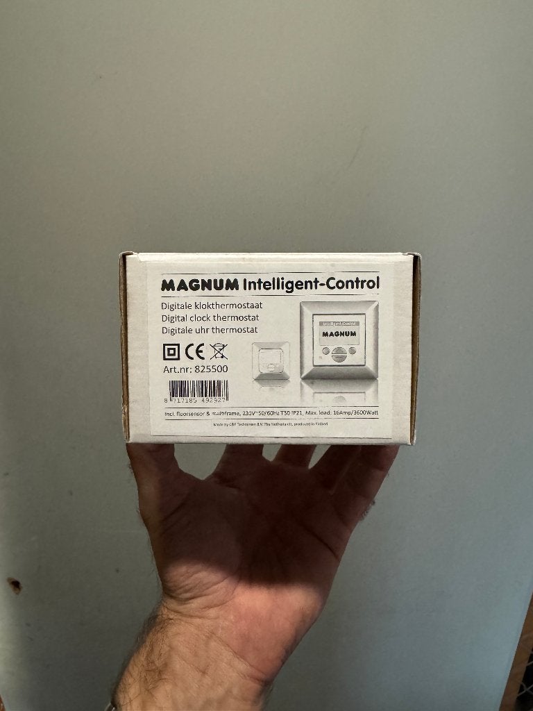 Magnum Intelligent-Control digitale klokthermostaat, Ophalen of Verzenden, Nieuw
