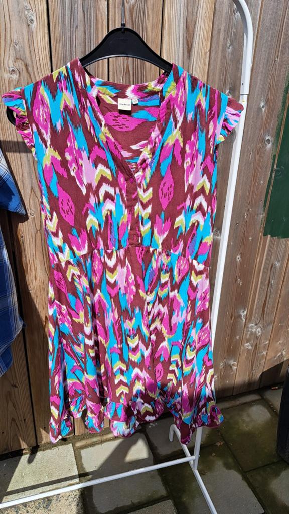 Madness zomerjurk maat 40 met kleurrijke print, Kleding | Dames, Jurken, Maat 38/40 (M), Overige kleuren, Madness, Ophalen of Verzenden