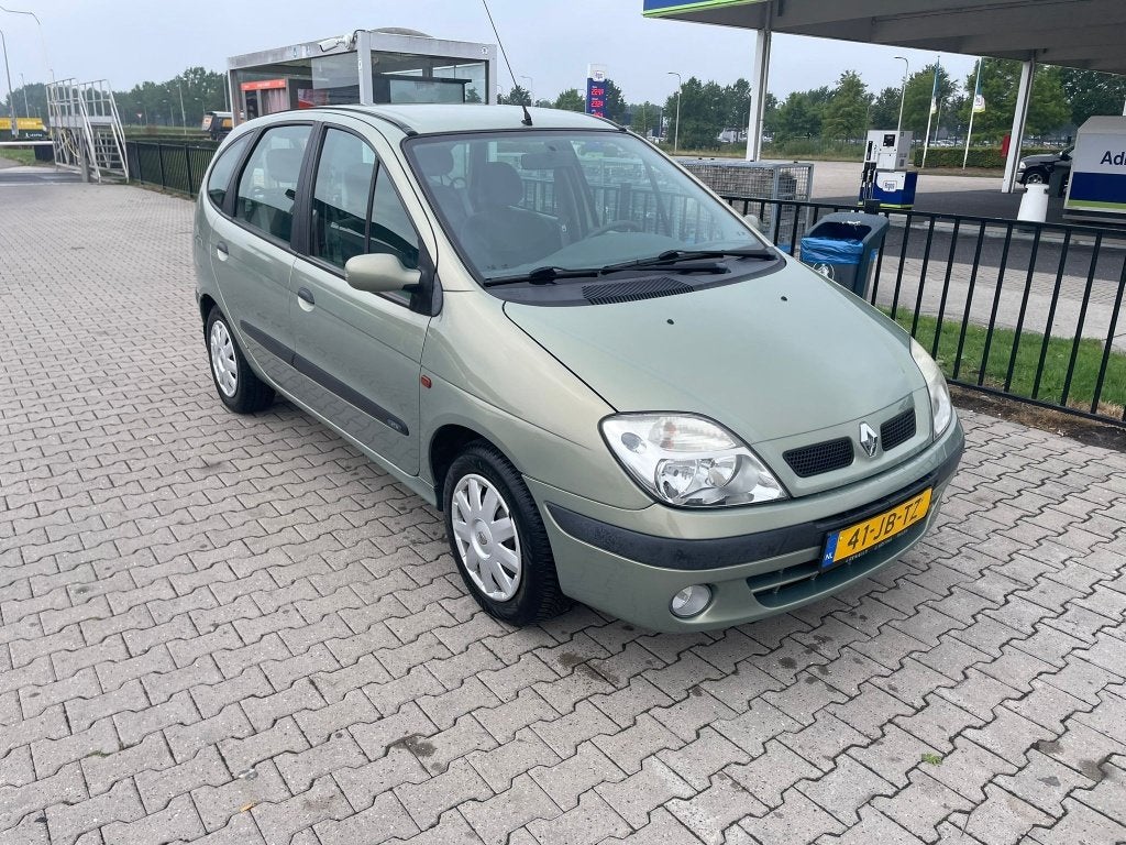 Renault Scénic 1.4 16V Auth 2002 Groen | NAP | NW. APK, Auto's, Voorwielaandrijving, 1210 kg, Overige kleuren, Handgeschakeld