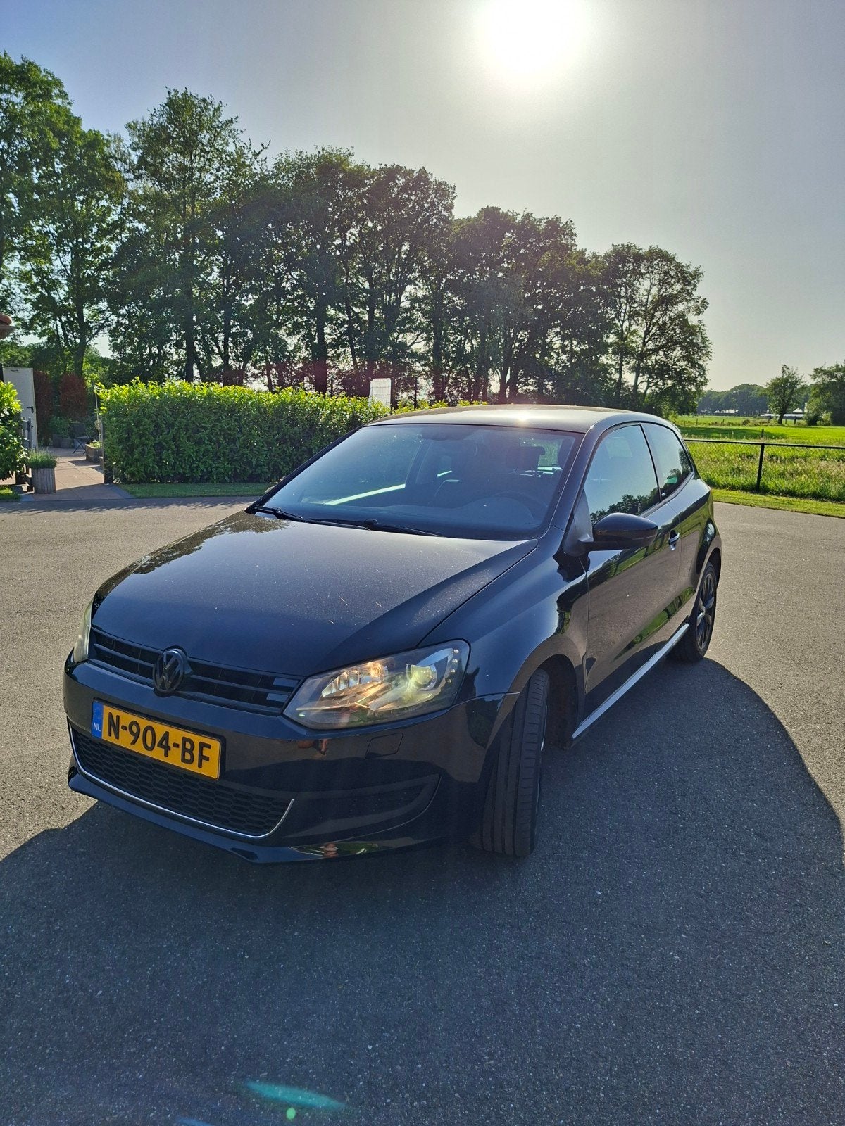 Volkswagen Polo 1.2 TSI 66KW 2012 Zwart, Auto's, Voorwielaandrijving, Stof, 40 €/maand, 4 cilinders
