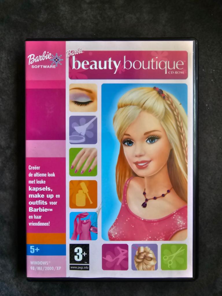 Barbie Beauty Boutique CD-ROM PC Game, Spelcomputers en Games, Games | Pc, Verzenden, Overige genres, 1 speler, Zo goed als nieuw