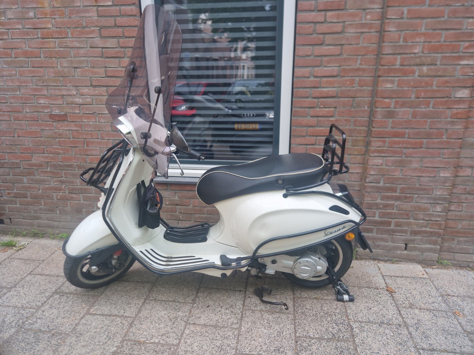 Vespa sprint 2021 met helm en alarm, motorisch top!, Fietsen en Brommers, Scooters | Vespa, Ophalen, Gebruikt, Vespa S, Benzine