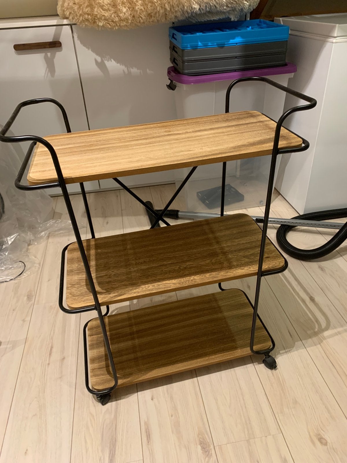 Bakkersrek, Huis en Inrichting, Zo goed als nieuw, Verrijdbaar, Hout, Ophalen