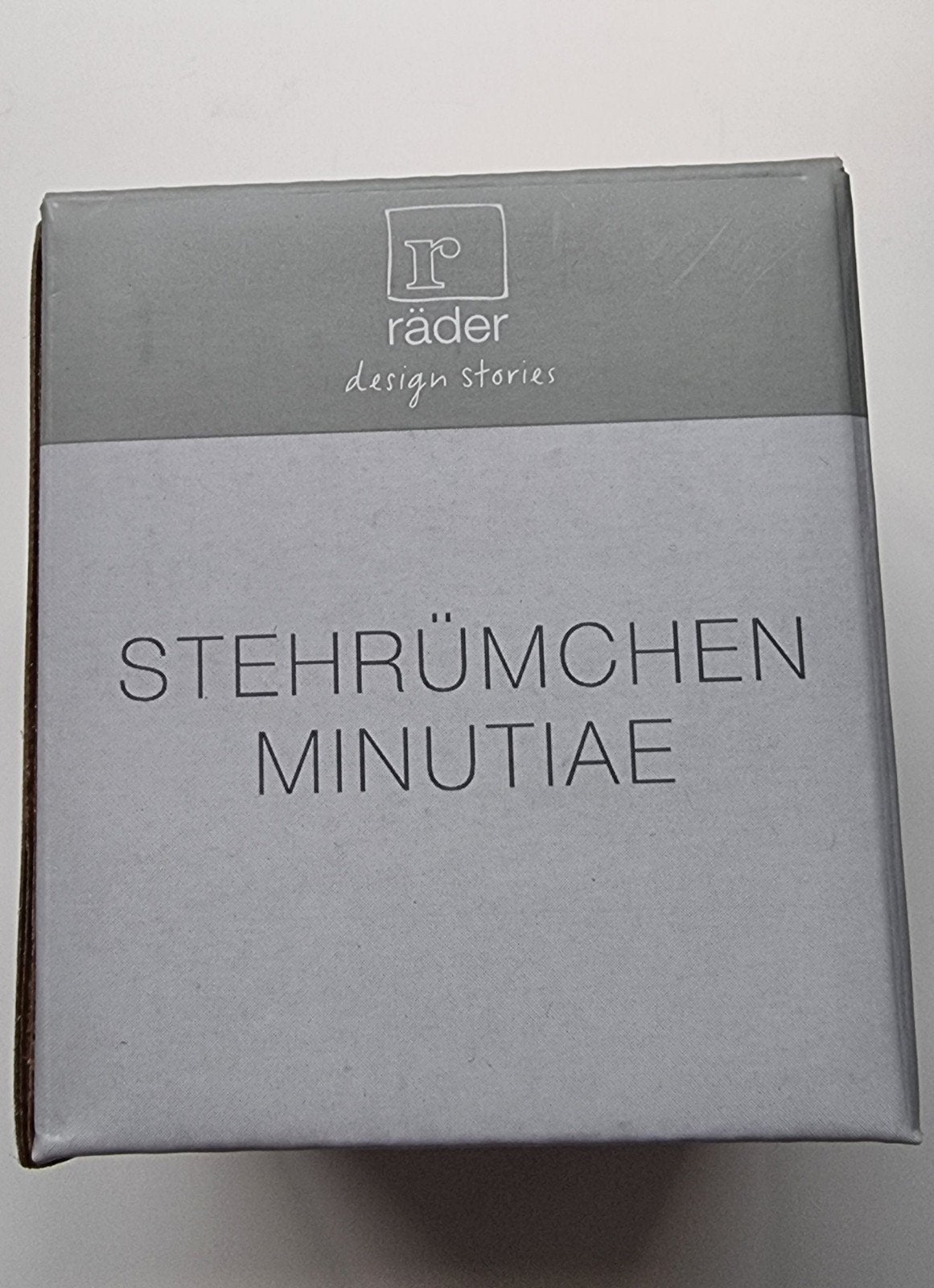 Räder schaaltje met deksel, Ophalen, Nieuw, Schaal