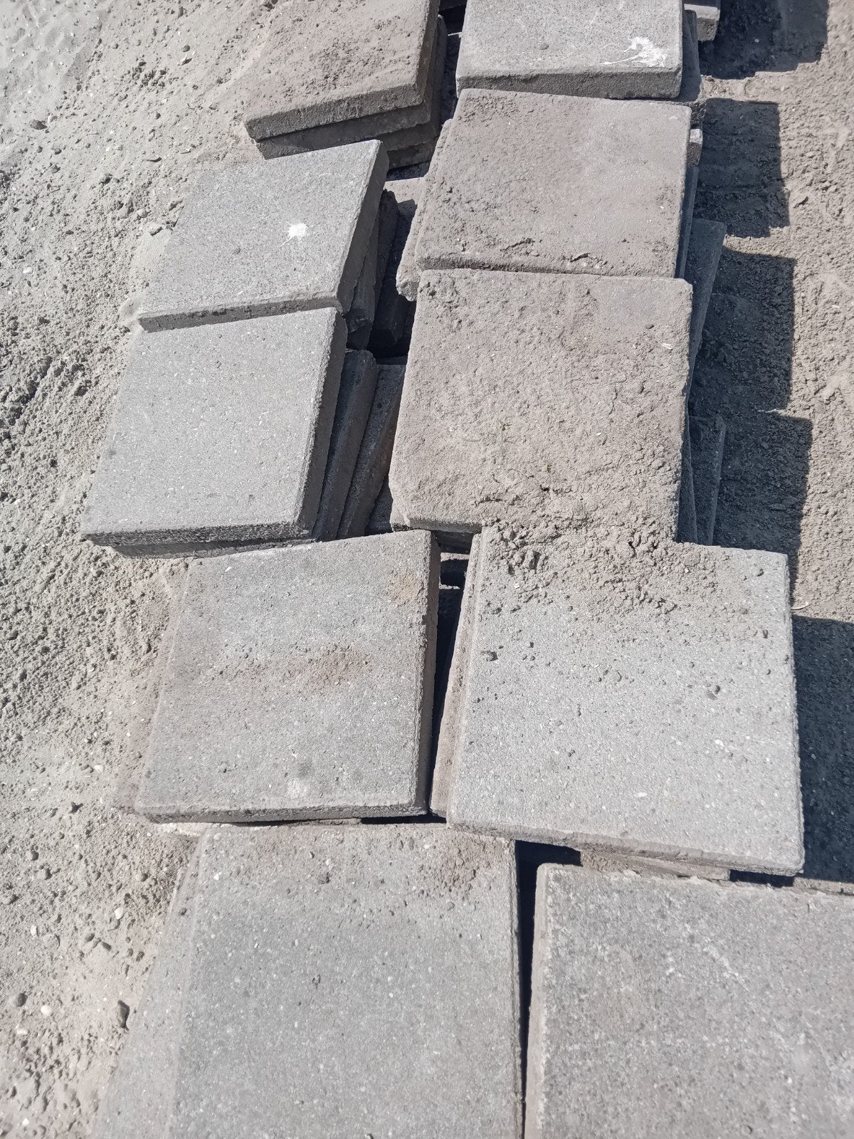 Grindtegels en opsluitbanden, Tuin en Terras, Tegels en Klinkers, Ophalen of Verzenden, Gebruikt, Beton, Terrastegels