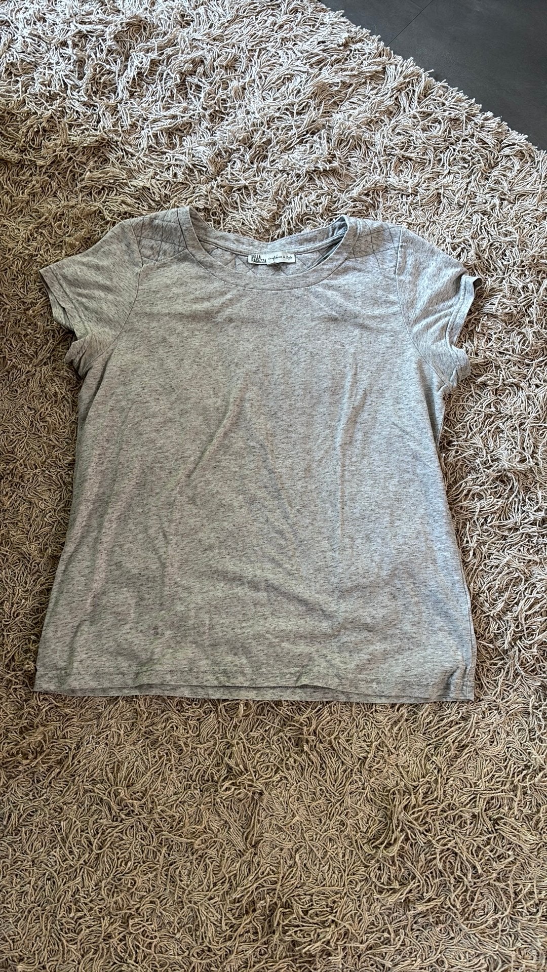 Bella Ragazza basic grijs T-shirt – maat S, ., Ophalen of Verzenden, Zo goed als nieuw, Korte mouw