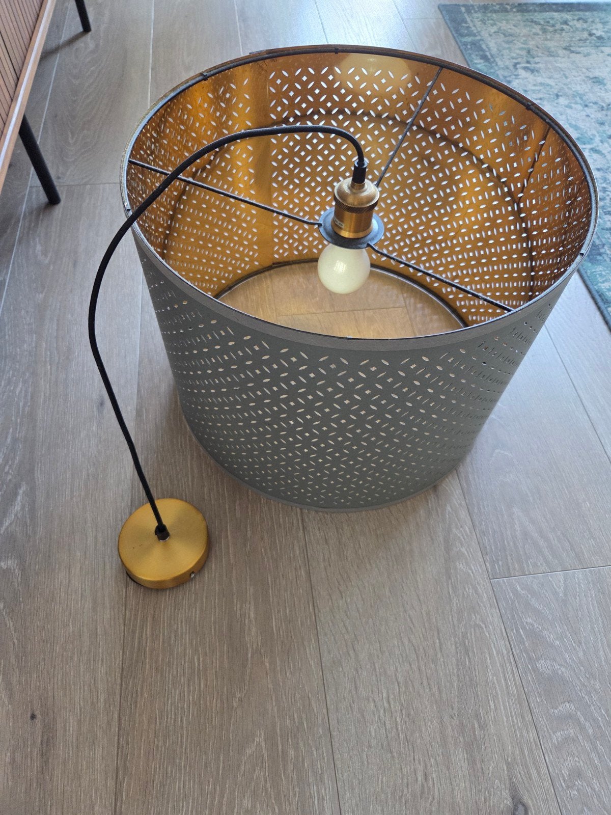 ikea hanglamp, Huis en Inrichting, Lampen | Lampenkappen, Ophalen, Groen, Rond
