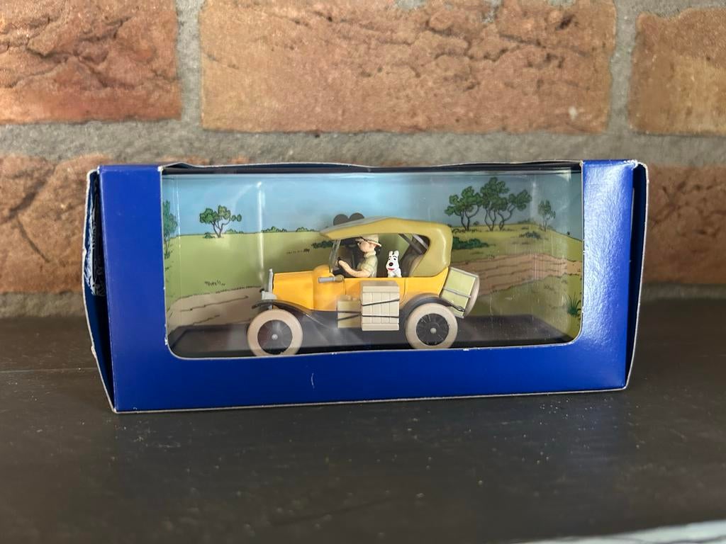 Kuifje auto Ford T, Overige merken, 1:50 of kleiner, Auto, Ophalen of Verzenden