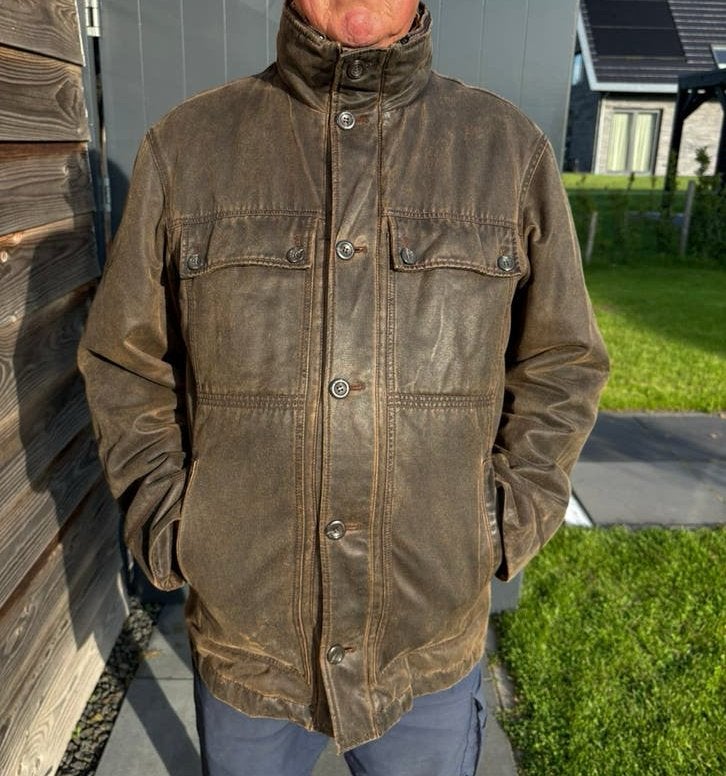 Marlboro Classics Jas (XL), Ophalen of Verzenden, Zo goed als nieuw, Maat 56/58 (XL), Bruin