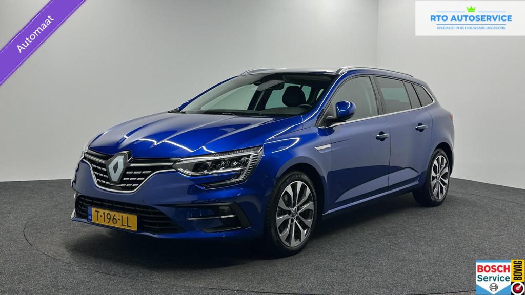 Renault Megane Estate 1.3 TCe 140 Techno CAMERA TREKHAAK LM, Gebruikt, 4 cilinders, Met garantie (alle), Blauw