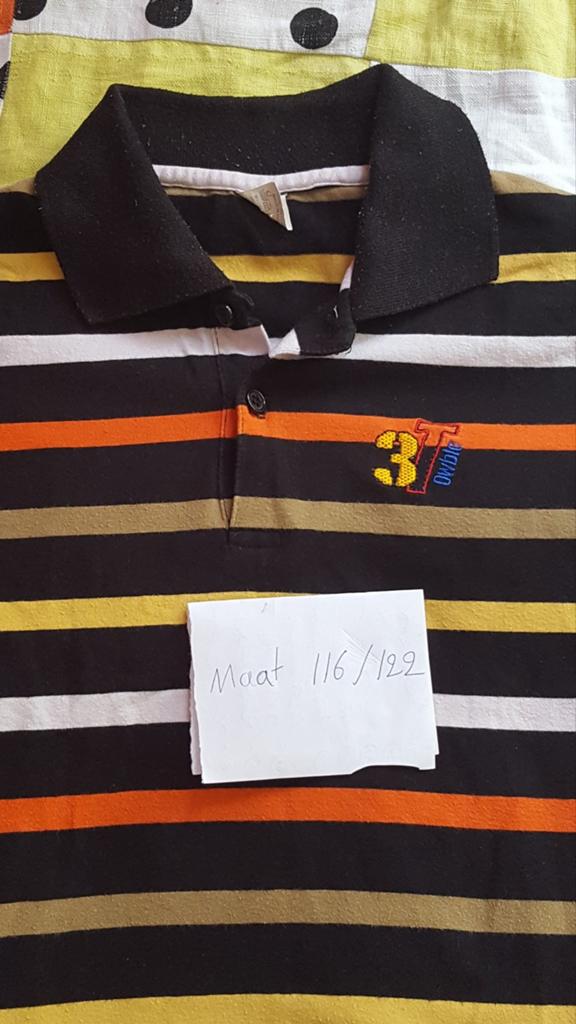 Jongens polo t shirt maat 116/122, Kinderen en Baby's, Kinderkleding | Maat 116, Ophalen of Verzenden, Jongen, Shirt of Longsleeve