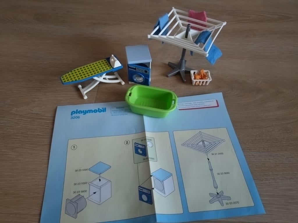 Playmobil set met spullen voor de was, Ophalen of Verzenden, Zo goed als nieuw