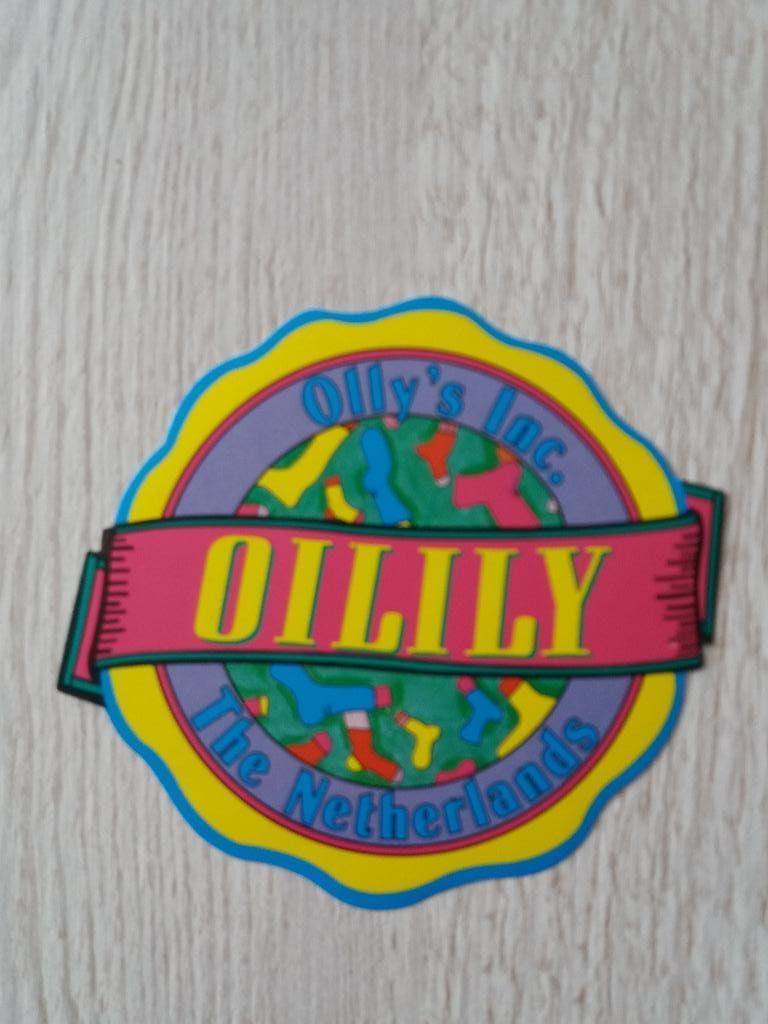 sticker OILILY ( 2 ), Verzamelen, Ophalen of Verzenden, Zo goed als nieuw, Merk