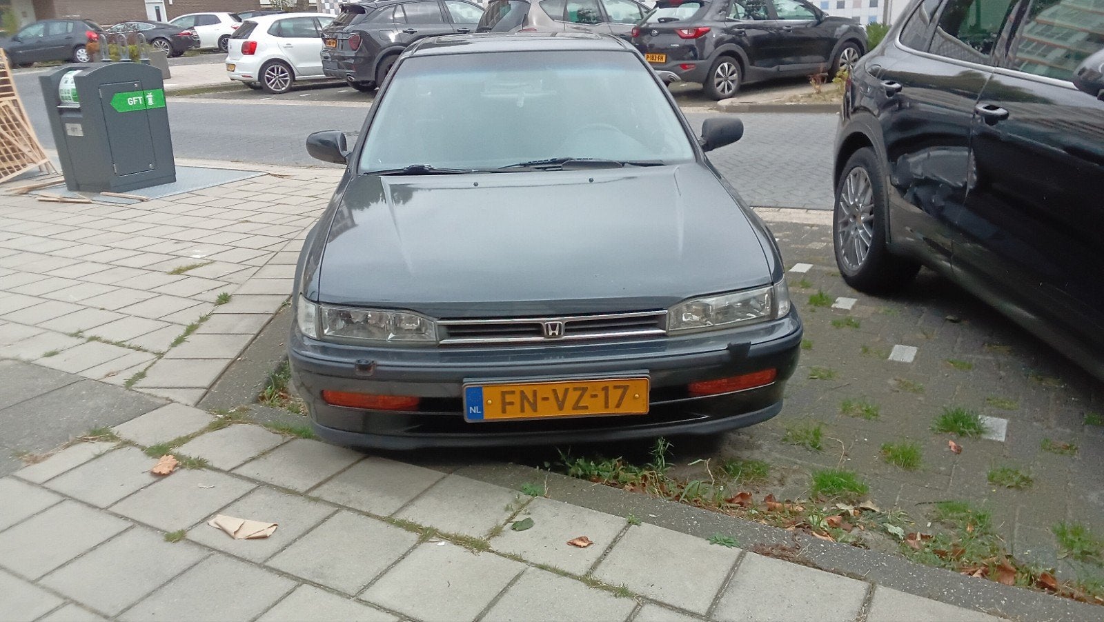Honda Accord 2.2 I EX U9 1992 Zwart, Auto's, Voorwielaandrijving, 4 cilinders, Zwart, Origineel Nederlands