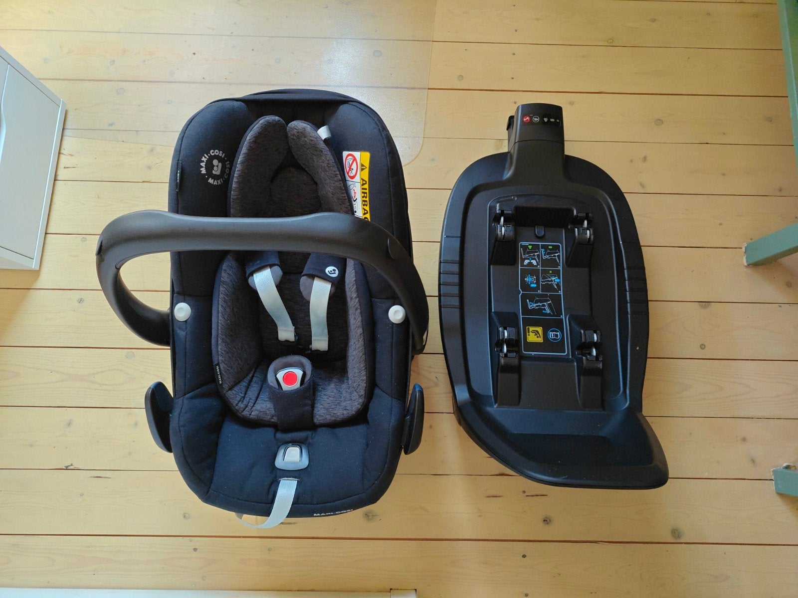 Maxi-Cosi Pebble Pro i-Size autostoel met Isofix base, Ophalen, Autogordel of Isofix, Zijbescherming, Zo goed als nieuw