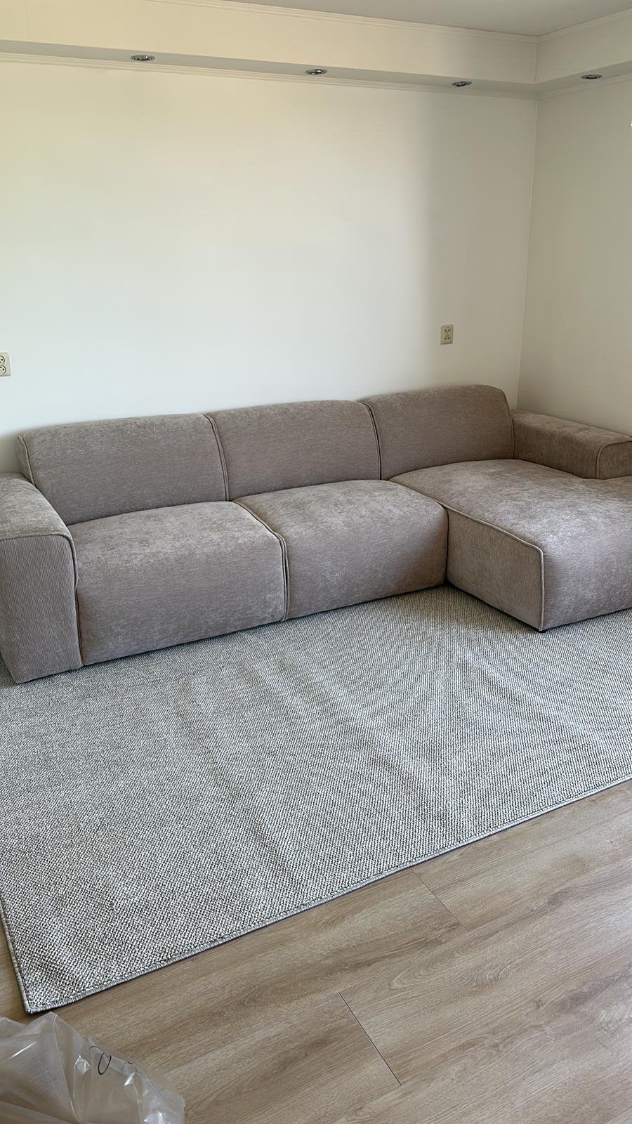 Nieuw vloerkleed grijs 240x340 - ongebruikt, Ophalen, Grijs, Rechthoekig, Nieuw