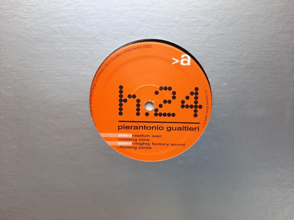 12" Maxi Pierantonio Gualtieri - H.24 (2002) Techno, Ophalen of Verzenden, Gebruikt, 12 inch