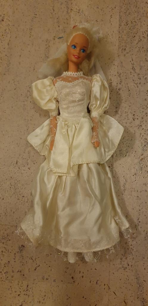 Barbie Bruidspop jaren 90, Verzamelen, Poppen, Ophalen of Verzenden, Gebruikt, Pop