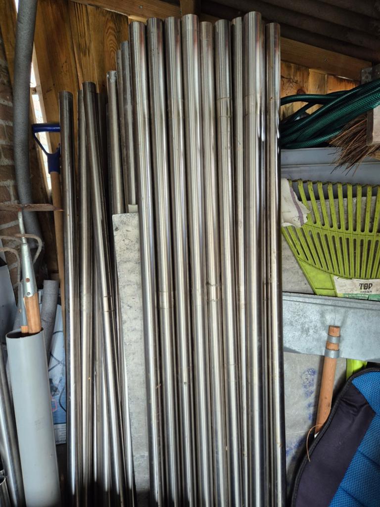 RVS buizen, Ophalen, Overige metalen