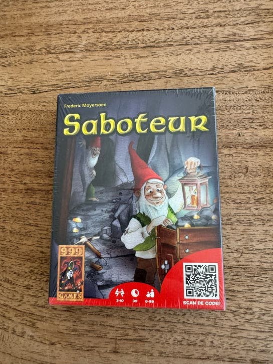 Saboteur kaartspel - Nieuw in verpakking, Drie of vier spelers, Ophalen of Verzenden, Nieuw