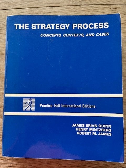 Managementboek The Strategy Process van Mintzberg (in Engels, Management, Henry Mintzberg, Ophalen, Gelezen