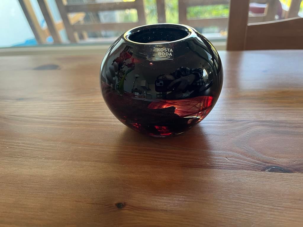 Vintage zeldzame Kosta Boda 'Cool Moon' kandelaar -A. Ehrner, Verzenden, Glas