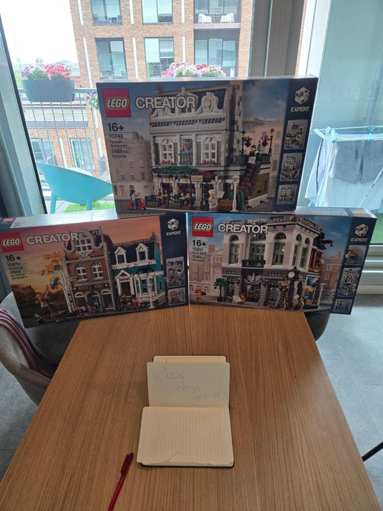 Lego Creator Expert Modular Buildings Set (3x Sealed), Kinderen en Baby's, Speelgoed | Duplo en Lego, Ophalen of Verzenden
