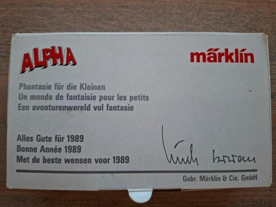 Alpha "Messewagen" 1989 Märklin Spoor Z,  M 61638, Ophalen of Verzenden, Wisselstroom, Wagon, Märklin