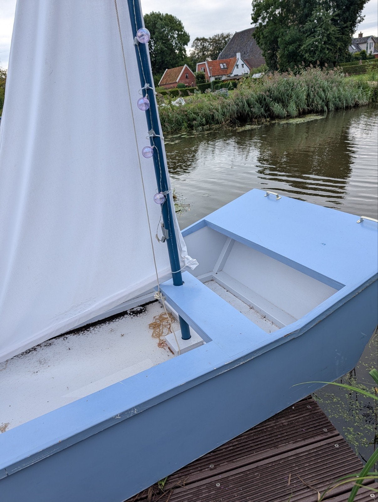 houten decoratie boot. ongeveer een drie bij anderhalve mete, Ophalen, Gebruikt, Toneelattributen of Onderdelen