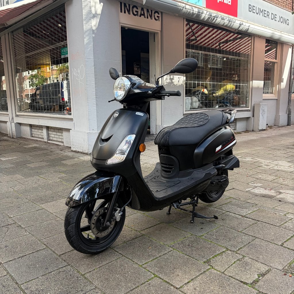 Sym Fiddle 2 Zwart - 15/8/2020 - 6530 km - BOVAG-Garantie, Fietsen en Brommers, Sym, Ophalen of Verzenden, Zo goed als nieuw, Benzine