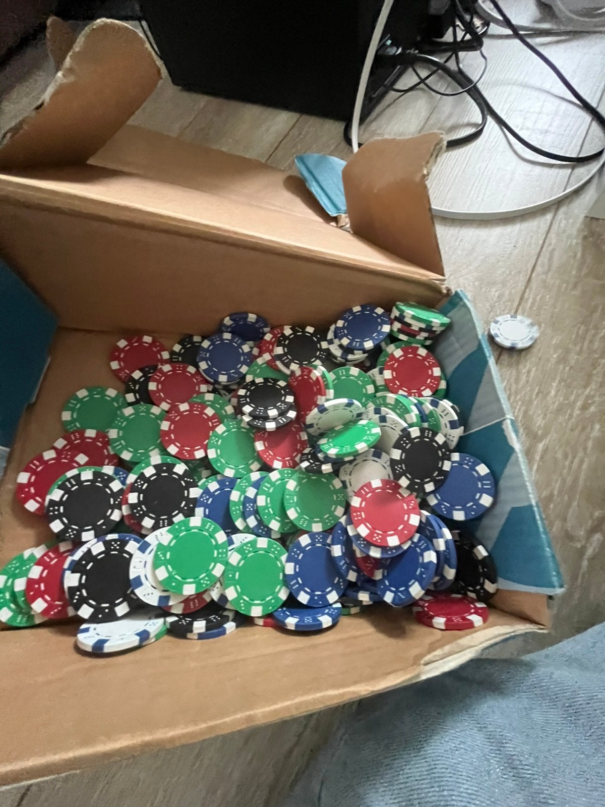Pokermunten, Diversen, Ophalen of Verzenden, Zo goed als nieuw