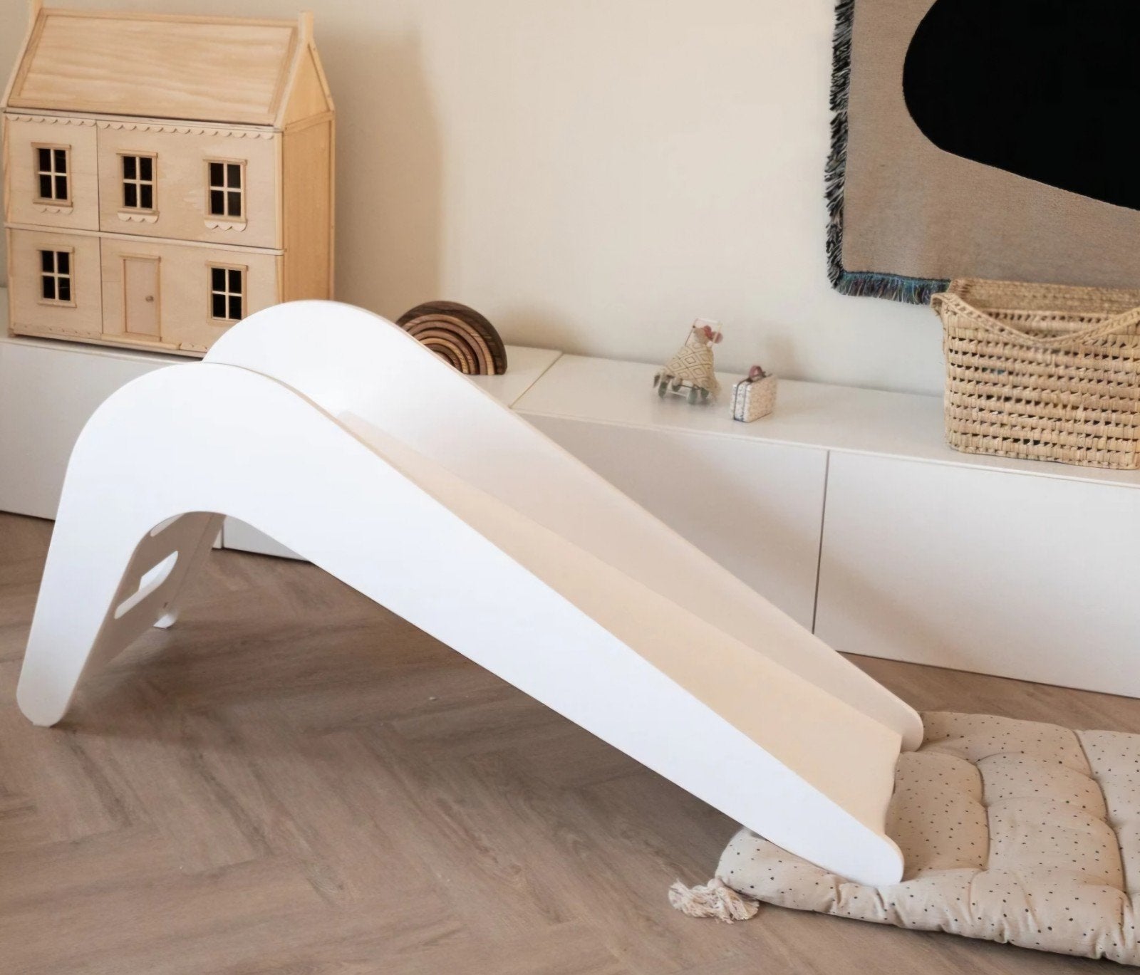 Jupiduu Glijbaan - Stijlvol speelplezier voor binnen, Kinderen en Baby's, Ophalen, Zo goed als nieuw, Glijbaan