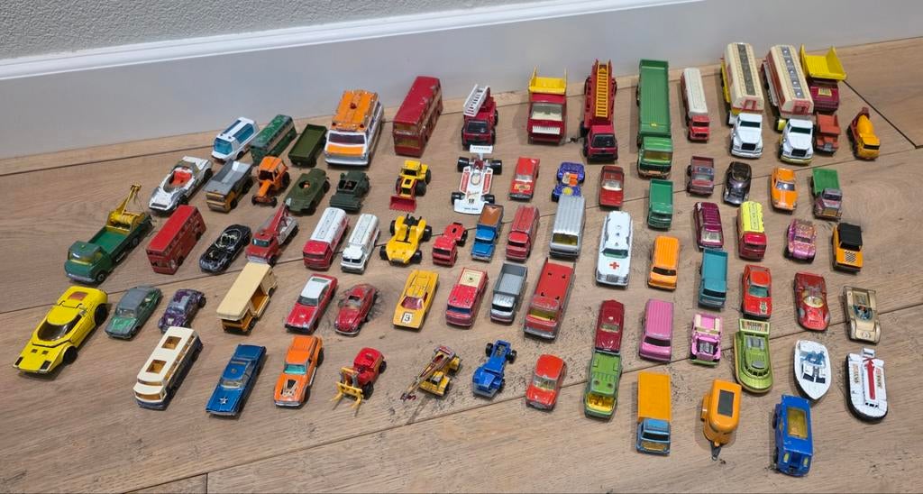Verzameling oude speelgoed autos vintage. Tonka matchbox, Ophalen, Gebruikt