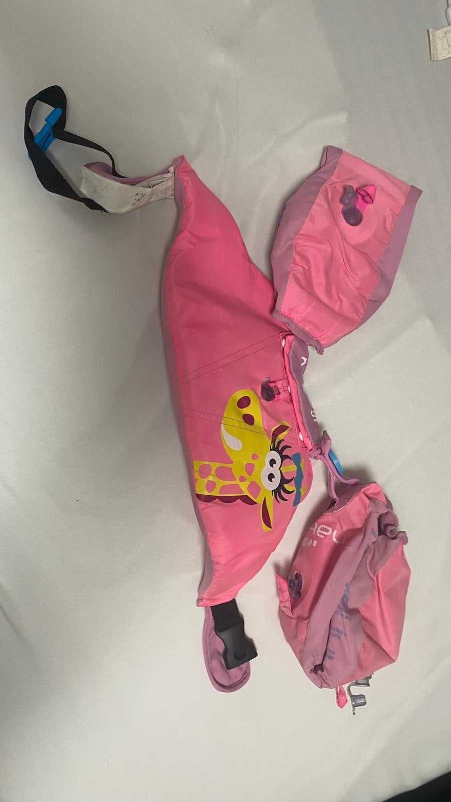 Roze zwemvest met giraf print voor kinderen, Kinderen en Baby's, Babykleding | Baby-zwemkleding, Gebruikt, Overig, Overige maten