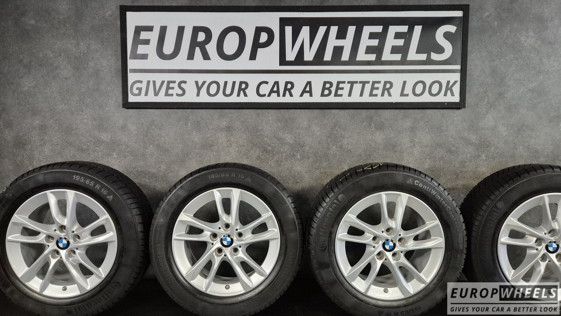 16 inch BMW velgen 2 active tourer F45 F46 1 winterbanden, Gebruikt, -, Banden en Velgen, 195 mm