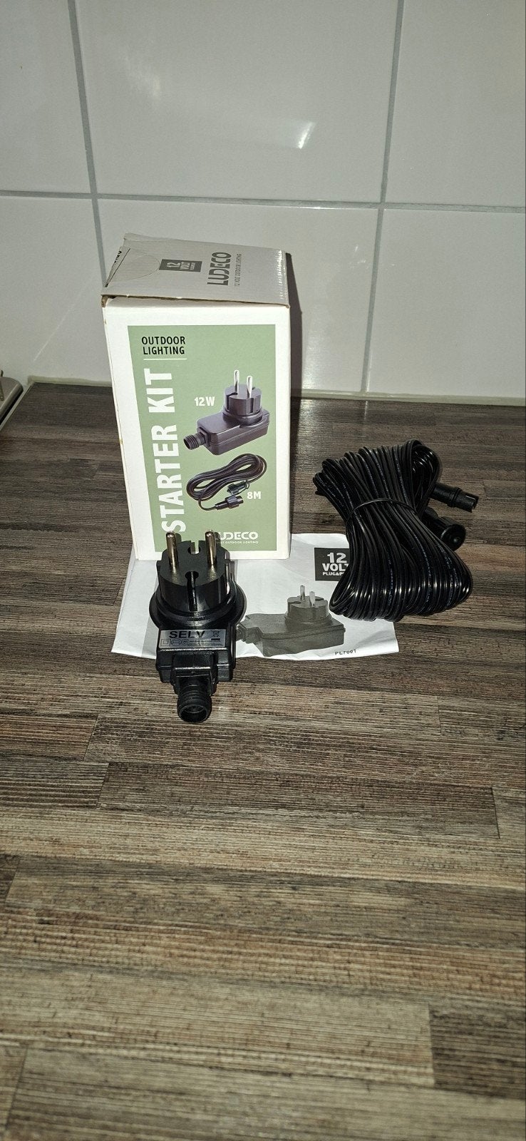 Ludeco transformator en kabel, Tuin en Terras, Ophalen of Verzenden, Nieuw