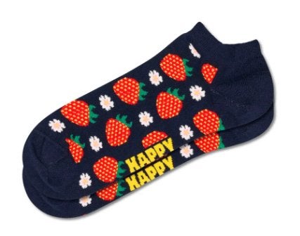 Happy Socks - Strawberry Low Sock maat 41-46, Overige kleuren, Ophalen of Verzenden, Happy Socks, Nieuw