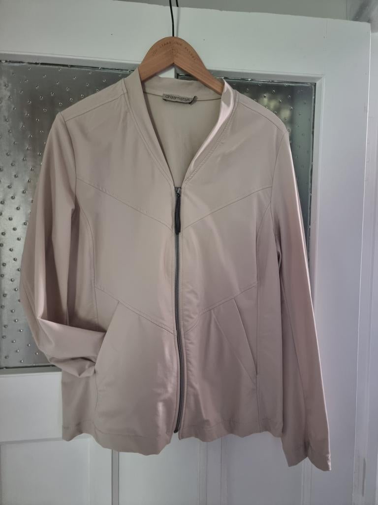 Dreamstar beige jasje maat xl travelstof, Maat 38/40 (M), Dreamstar, Beige, Ophalen of Verzenden