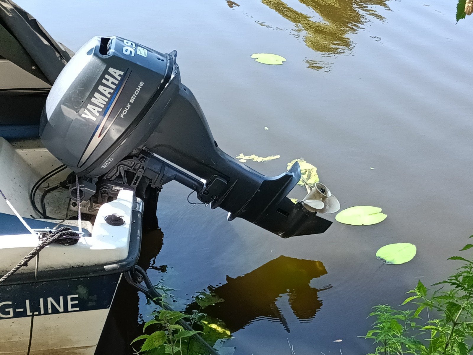 Yamaha F9.9CE Buitenboordmotor - 9.9 PK Viertakt, Watersport en Boten, Buiten- en Binnenboordmotoren, Ophalen, Gebruikt, 5 tot 10 pk